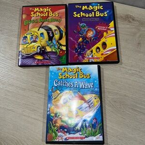 🚌✨ The Magic School Bus DVD Lot (3 DVDs) | Scholastic | ✨🚌